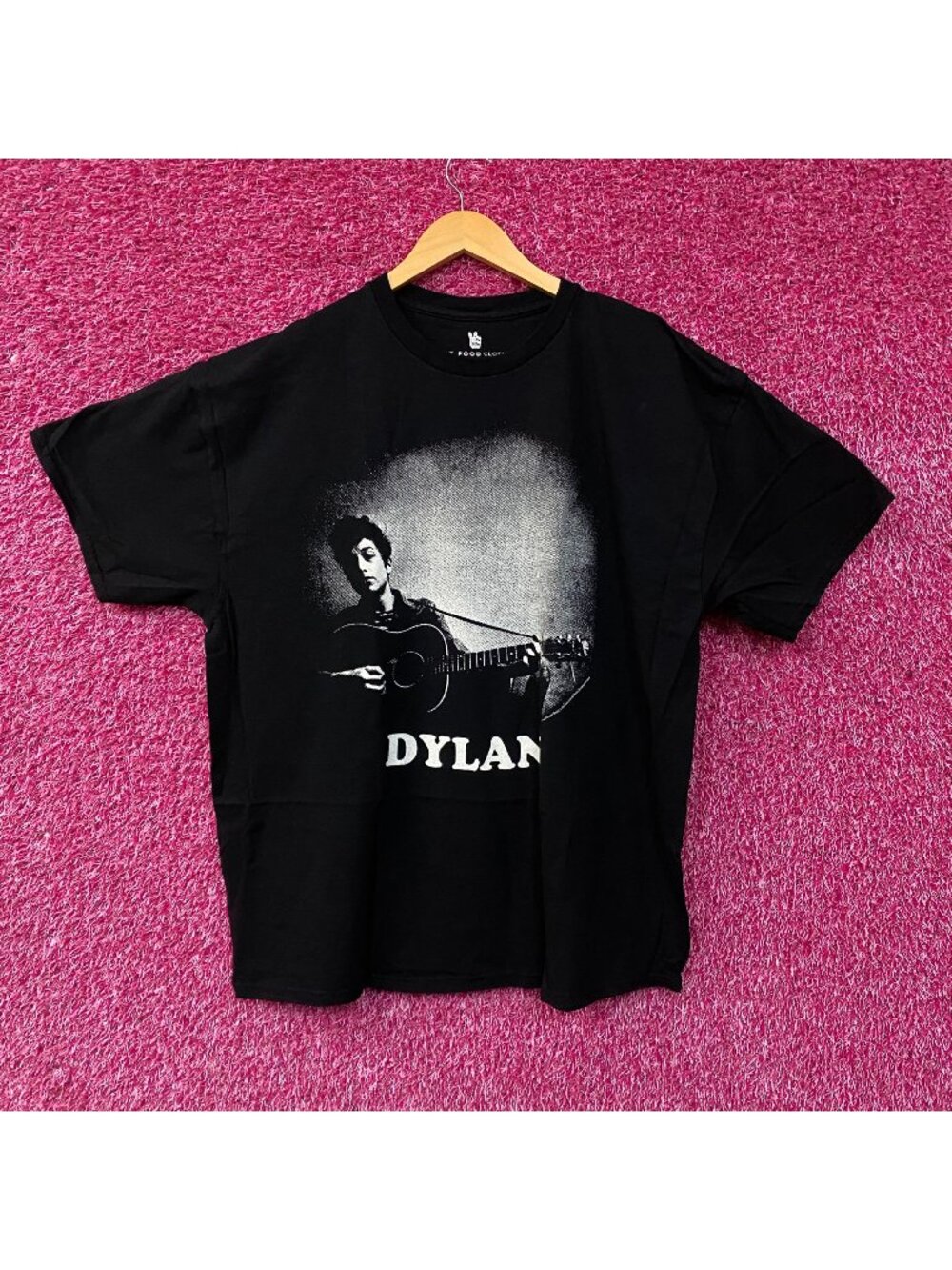 Junk Food Clothing Bob Dylan Guitar Graphic T-Shirt XL